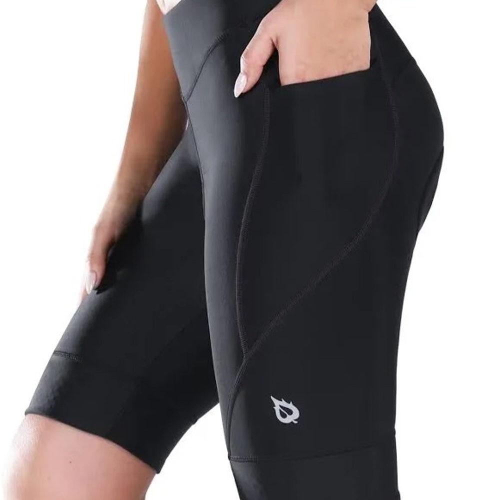 Baleaf Black Padded Bike Shorts